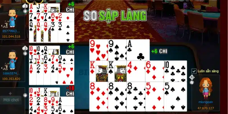 Cách tính chi Mậu Binh - Hướng dẫn chi tiết cho người mới 2 Cách tính điểm cơ bản trong trò chơi Mậu binh